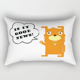 Is it good news?? Rectangular Pillow