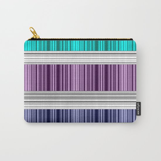 The colorful stripes . Carry-All Pouch