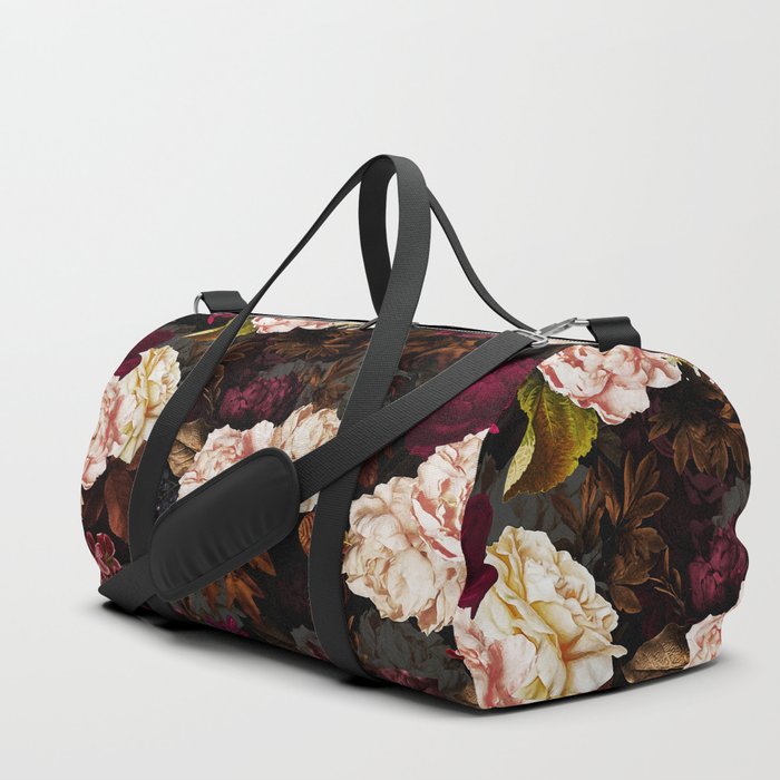 Vintage & Shabby Chic - Midnight Rose and Peony Garden Duffle Bag