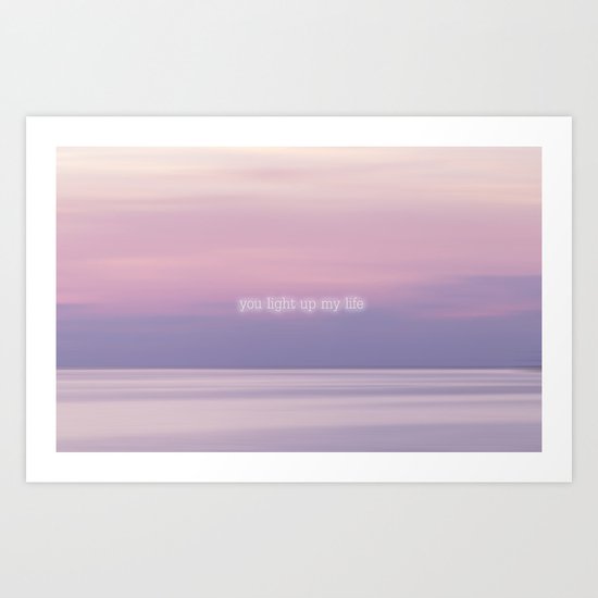 You light up my life Art Print