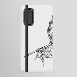 Snail Sketch Android Wallet Case