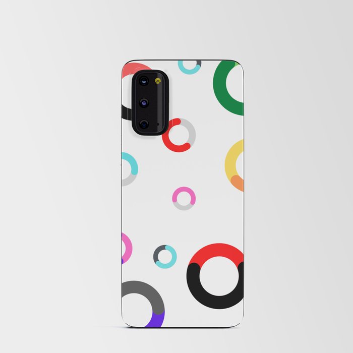 Colorful rings Android Card Case