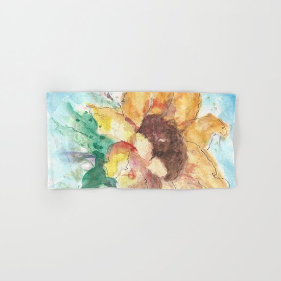Happy Sunflower Hand & Bath Towel