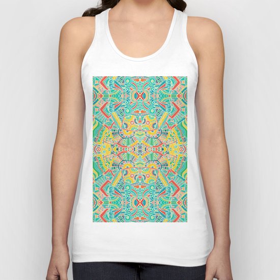 Boho pattern Unisex Tank Top