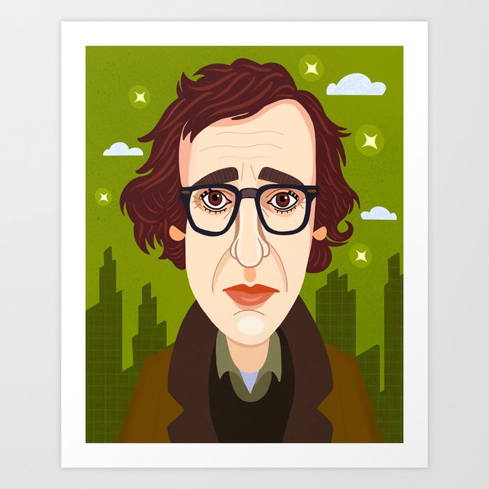 Woody Allen Art Print By Nicolewilson Society6