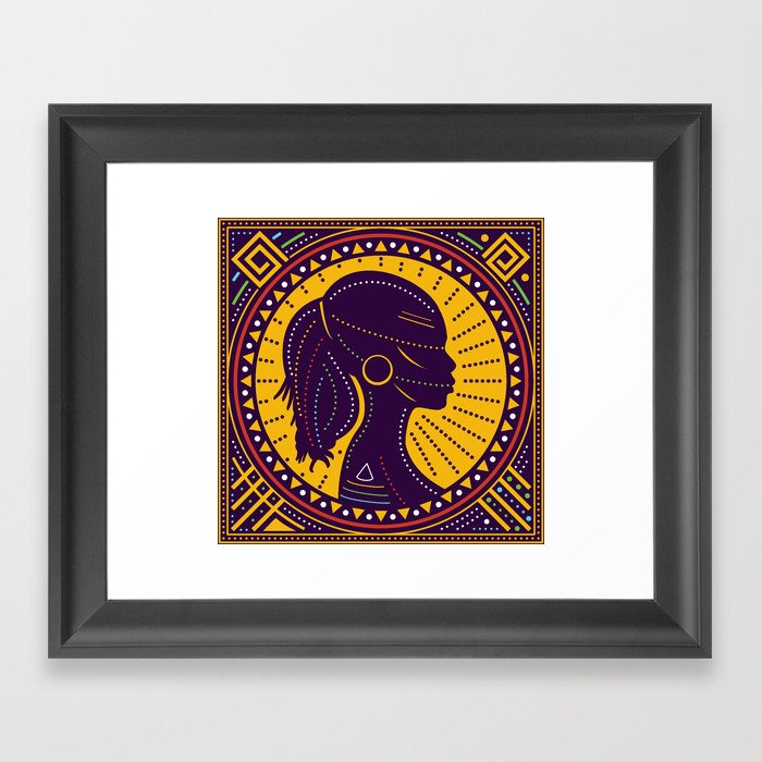 Beauty and pattern Framed Art Print