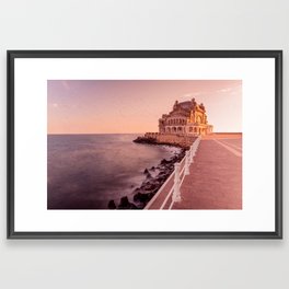 Casino Constanta Seafront Framed Art Print