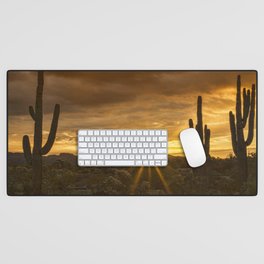 A Southwestern Sunrise Desk Mat