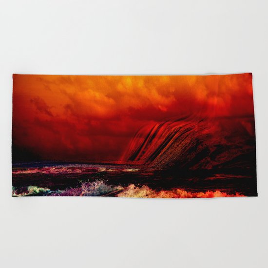 Volcano Beach Towel