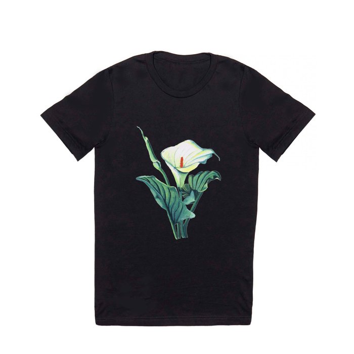 Green Calla Flower T Shirt