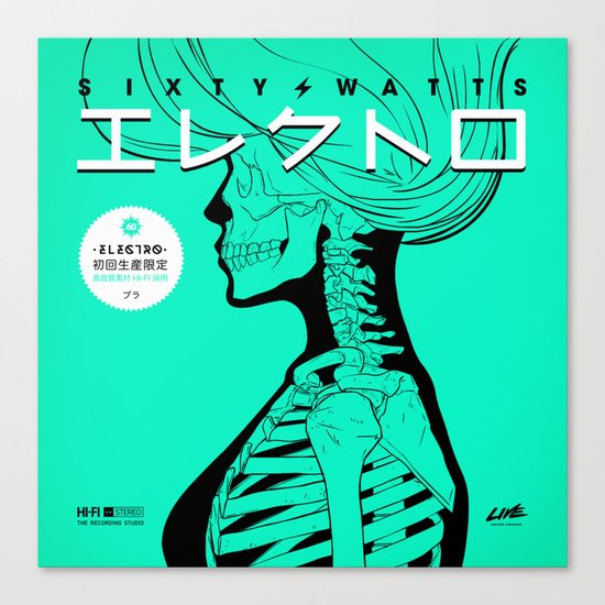 Electro - Japanese Version Canvas Print