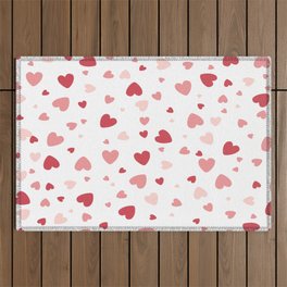 Hearts pattern Outdoor Rug