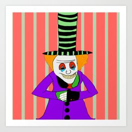 Mr. Clown Art Print