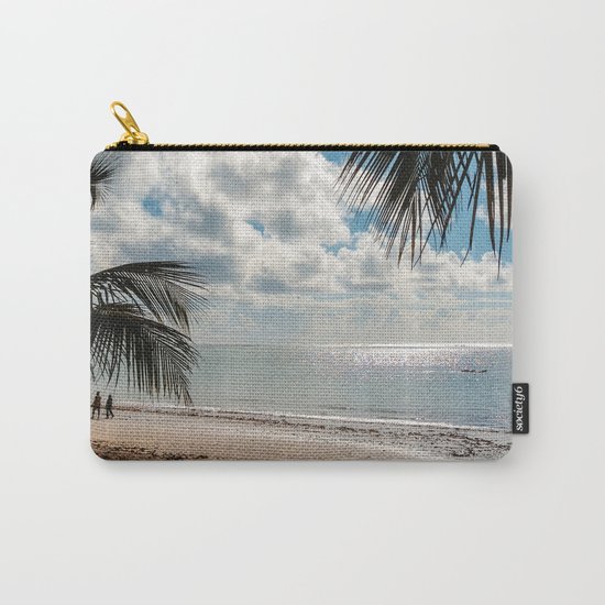 Couple at the beach Carry-All Pouch