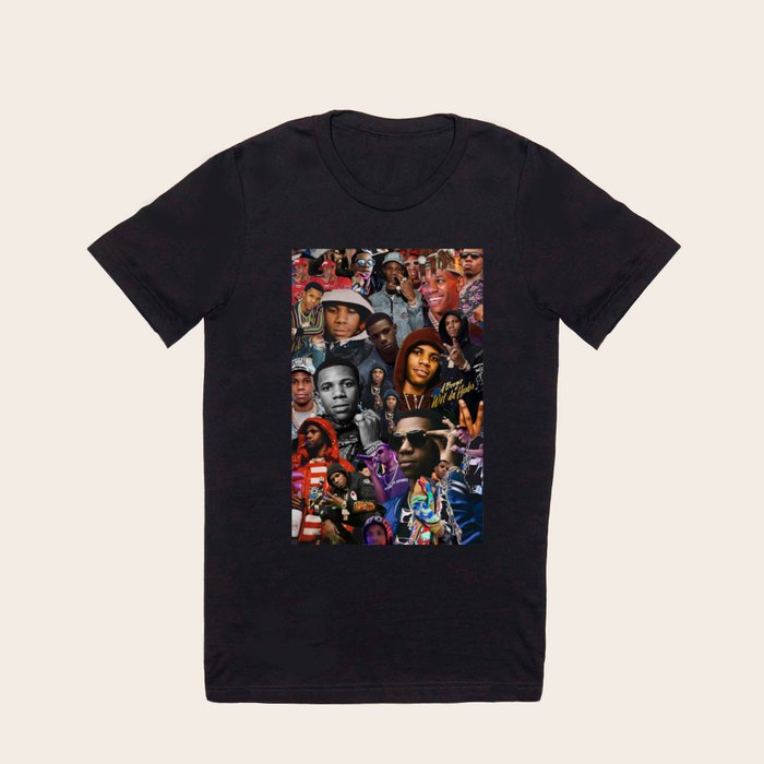 A Boogie Wit Da Hoodie Collage T Shirt by Katherine Odom Society6