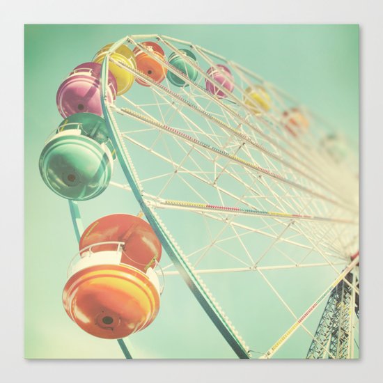 Rainbow Wheel Canvas Print