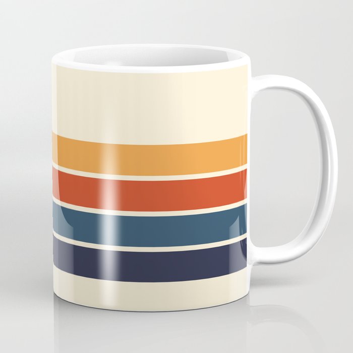 Classic Retro Stripes Coffee Mug
