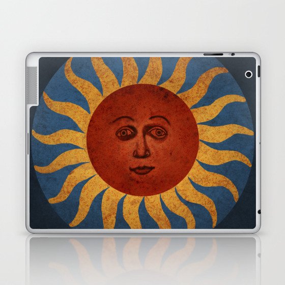 Sun - Recreation of Veit Stoss Rosary Medallion  Laptop & iPad Skin