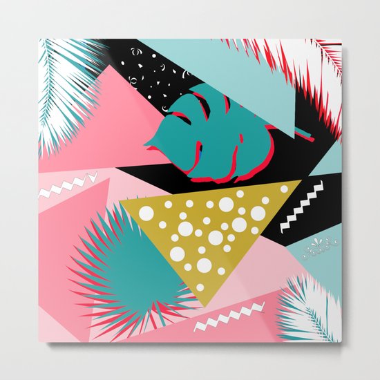 tropical mix colors Metal Print