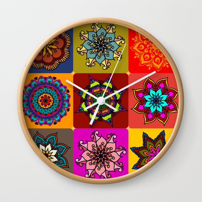 Mandala Art  Wall Clock