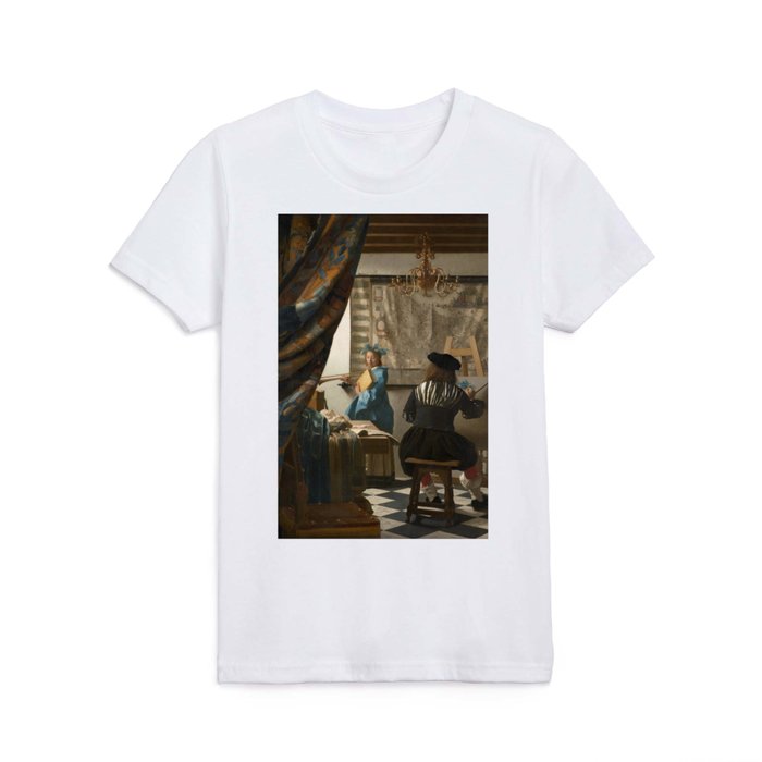 Johannes Vermeer The Art of Painting Kids T Shirt