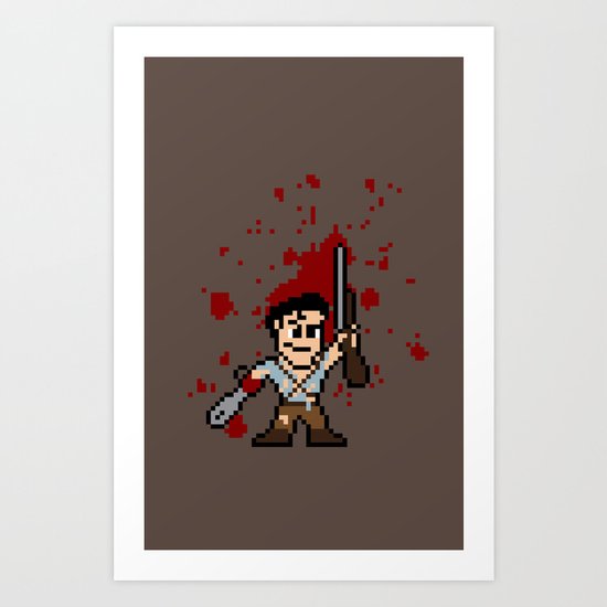 Pixel of Darkness Art Print