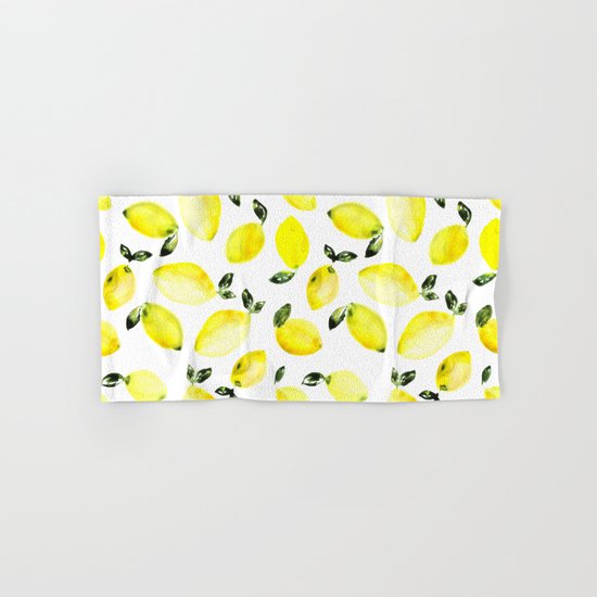 Lemons Hand & Bath Towel