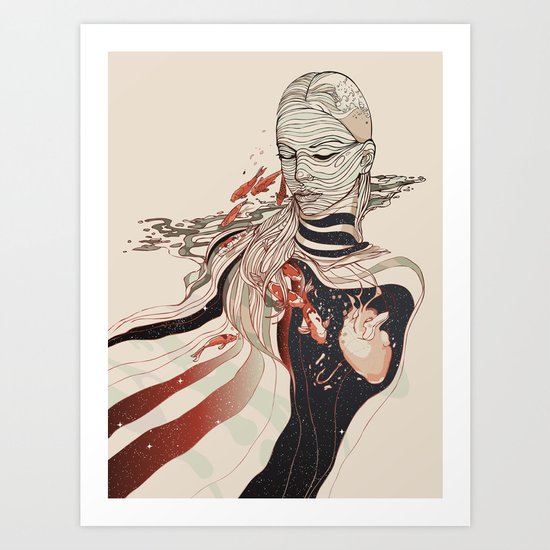 TRAWLING Art Print