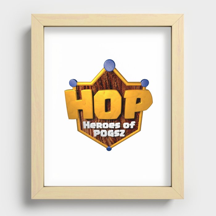 HOP Heroes of Pogsz Recessed Framed Print