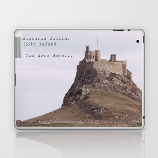 postcard from lindisfarne castle... Laptop & iPad Skin