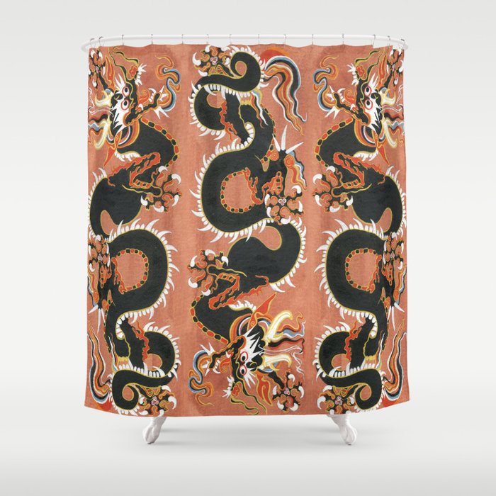 Sun Snake Shower Curtain