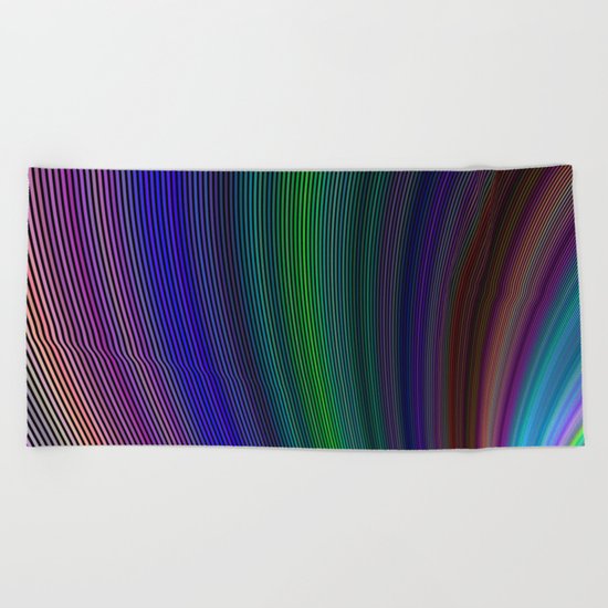 Vivid storm Beach Towel