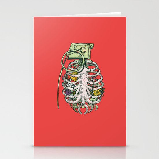Grenade Garden Stationery Cards
