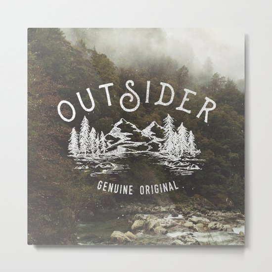 Outsider Metal Print