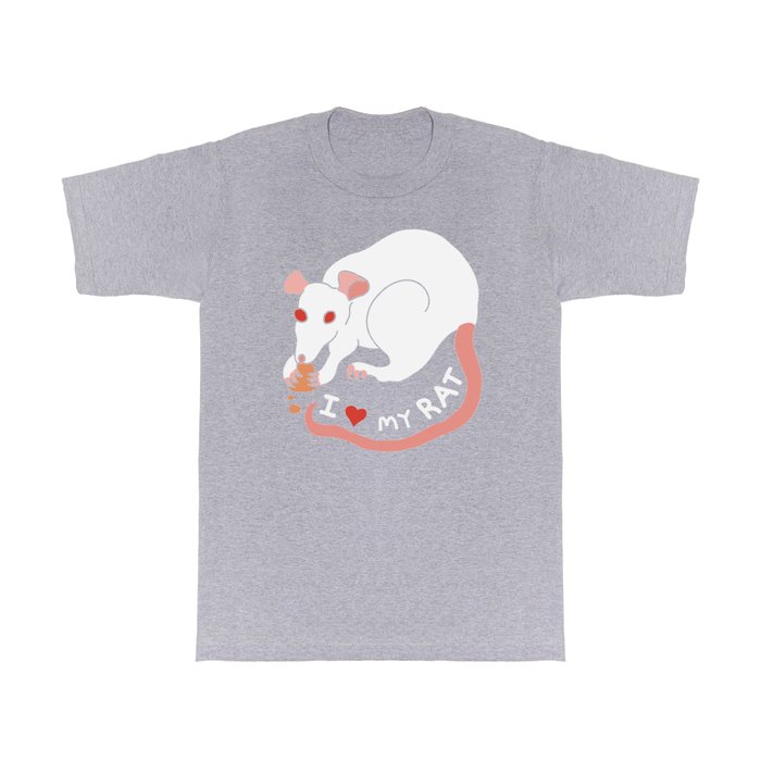 I Love My Rat T Shirt