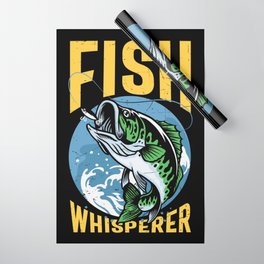 Fish Whisperer Funny Fishing Wrapping Paper