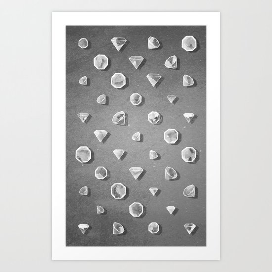 Diamantes Art Print