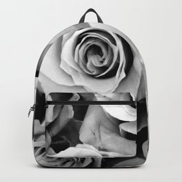 Black and White Roses Backpack
