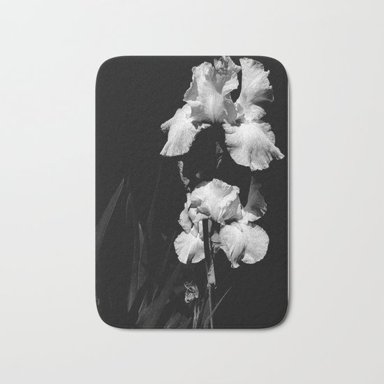 White Iris, Messenger Between Heaven And Earth Bath Mat