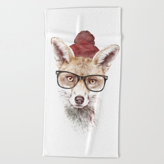 It's pretty cold outside Beach Towel