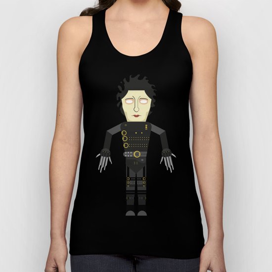 Vector Edward Hand scissors Unisex Tank Top