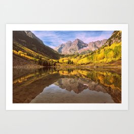 mountains. Mirror Lake Art Print