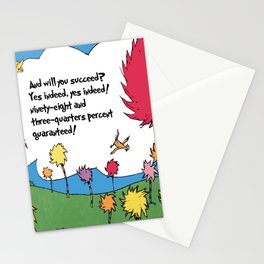 Lorax quote Stationery Cards