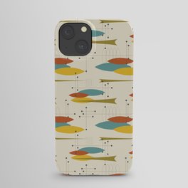 Mid Century Modern Abstract Pattern iPhone Case