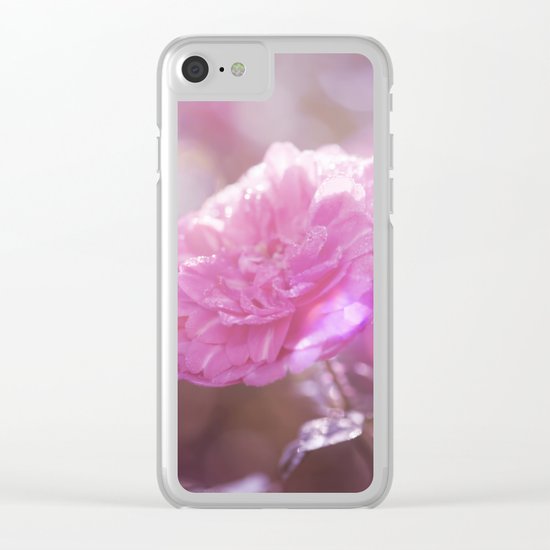 Autumn Roses at backlight - Roses and Flowers Clear iPhone Case
