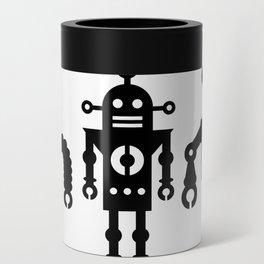 Three Robots by Bruce Gray Can Cooler