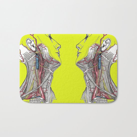 Dual anatomy Bath Mat