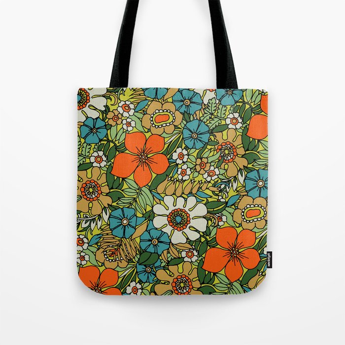 70s Plate Tote Bag