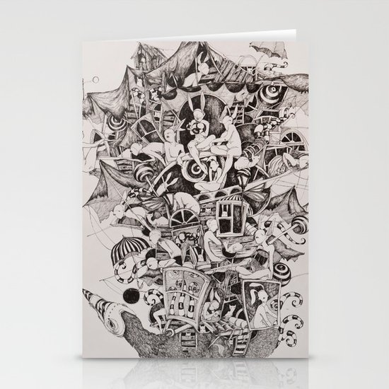 Flighless bird Stationery Cards