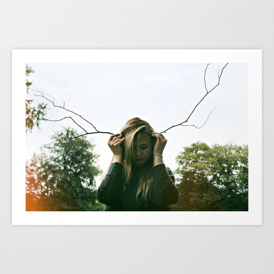 Dear deer Art Print